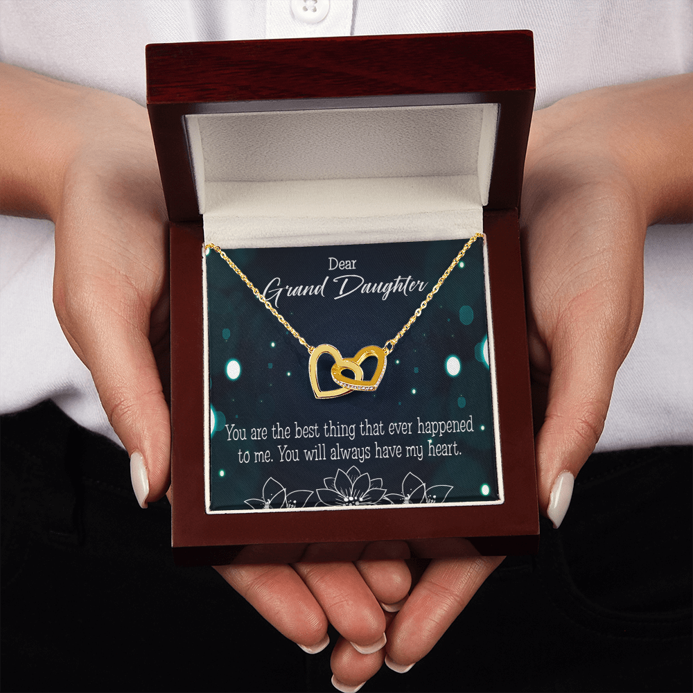 To Granddaughter You are the best Inseparable Necklace-Express Your Love Gifts