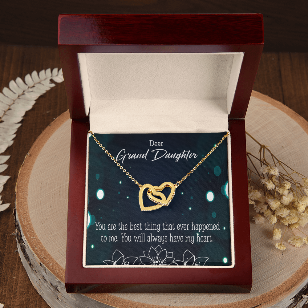 To Granddaughter You are the best Inseparable Necklace-Express Your Love Gifts