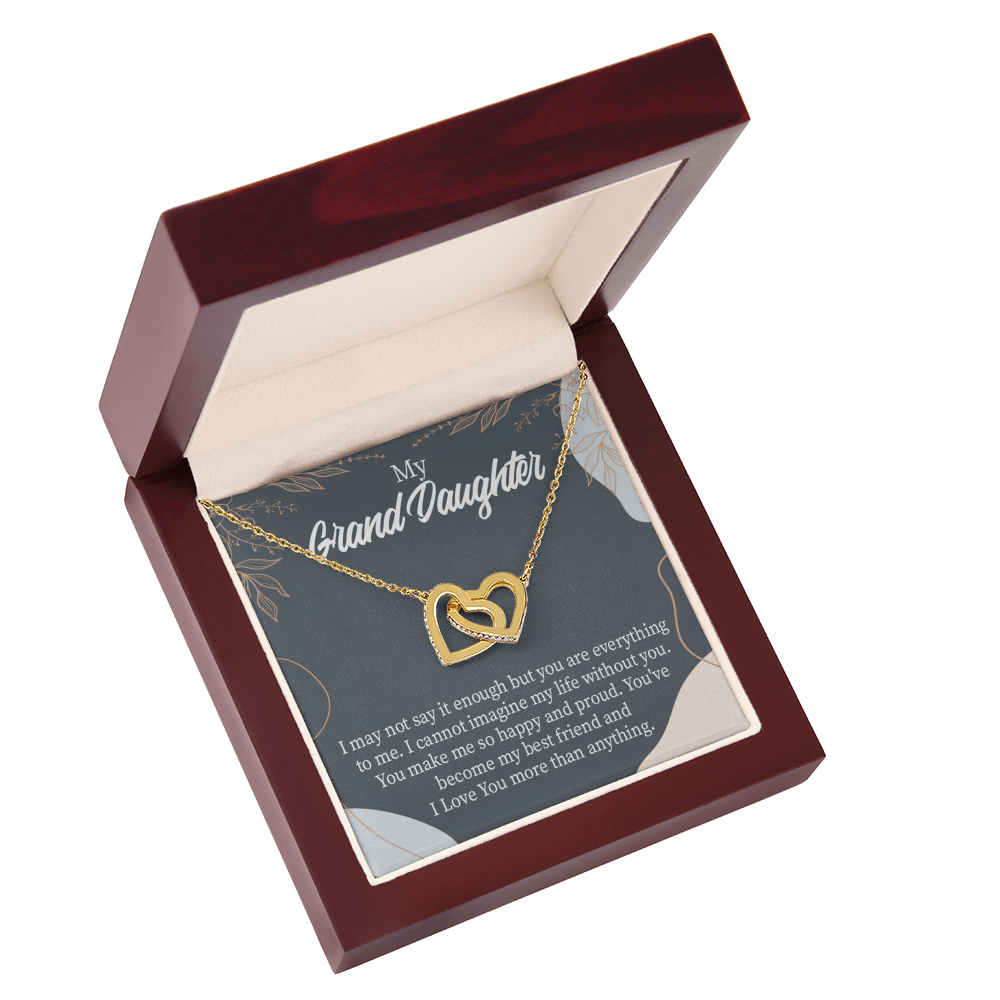 To Granddaughter You Make Me so Inseparable Necklace-Express Your Love Gifts