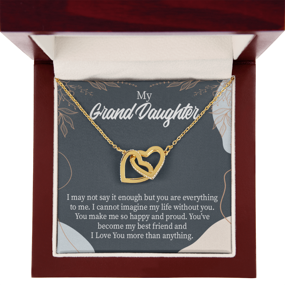 To Granddaughter You Make Me so Inseparable Necklace-Express Your Love Gifts