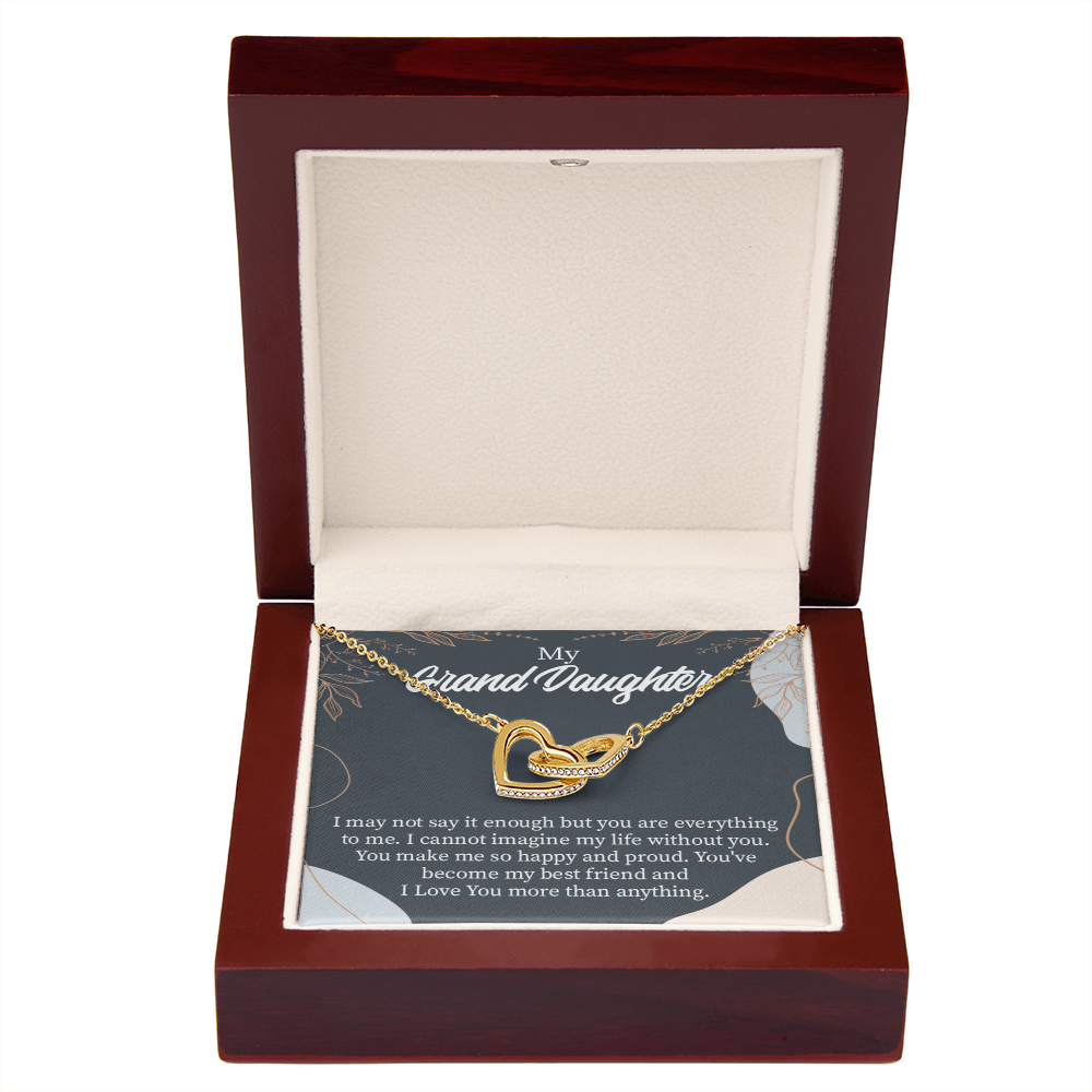 To Granddaughter You Make Me so Inseparable Necklace-Express Your Love Gifts