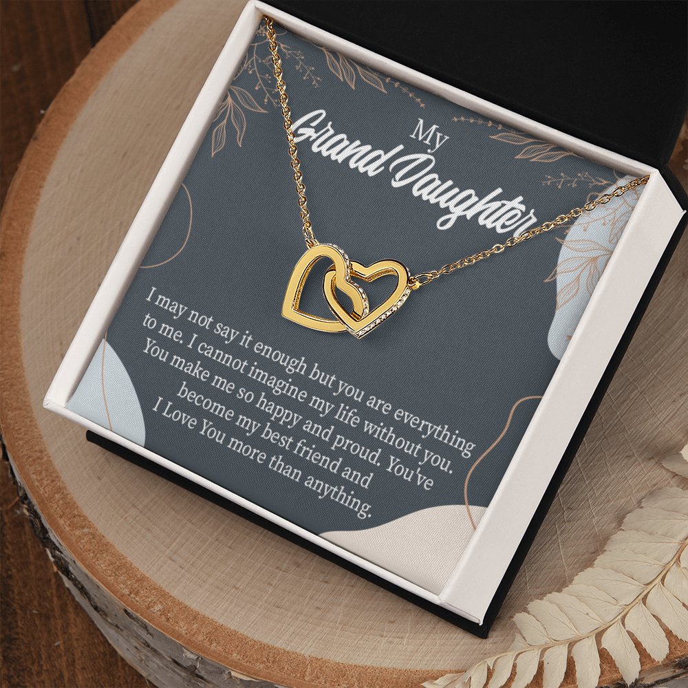 To Granddaughter You Make Me so Inseparable Necklace-Express Your Love Gifts