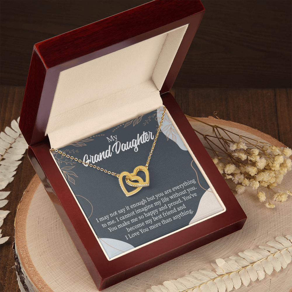 To Granddaughter You Make Me so Inseparable Necklace-Express Your Love Gifts