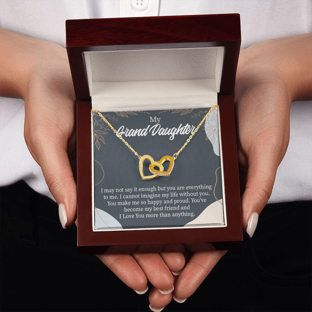 To Granddaughter You Make Me so Inseparable Necklace-Express Your Love Gifts