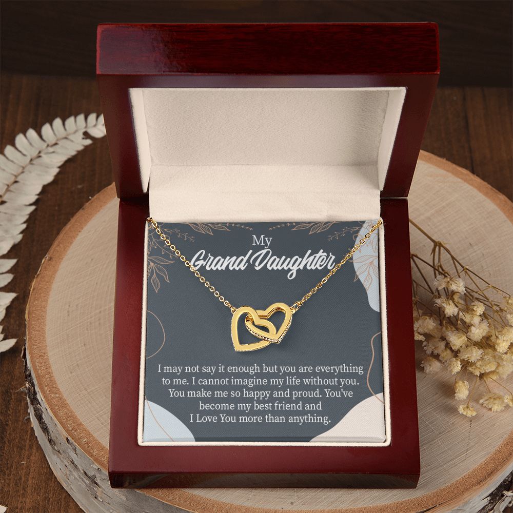 To Granddaughter You Make Me so Inseparable Necklace-Express Your Love Gifts