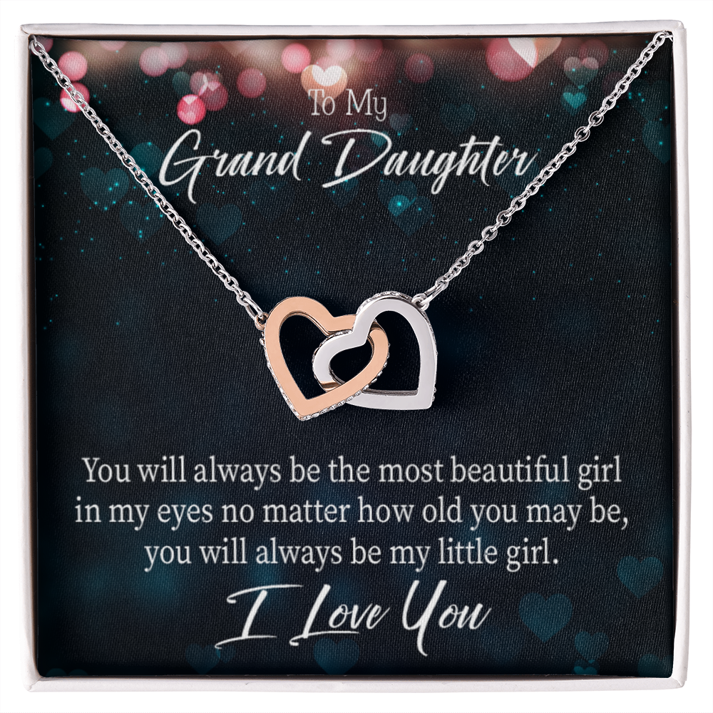To Granddaughter You will always be Inseparable Necklace-Express Your Love Gifts