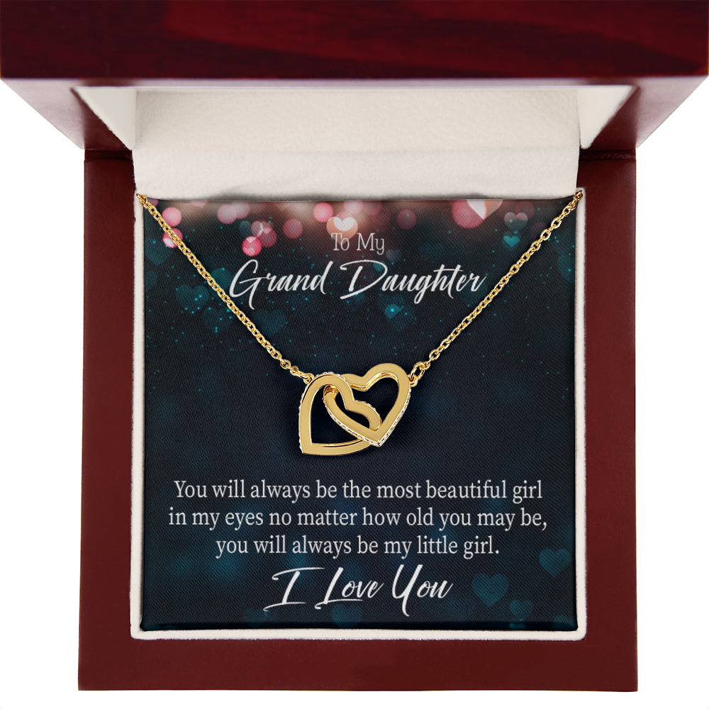 To Granddaughter You will always be Inseparable Necklace-Express Your Love Gifts