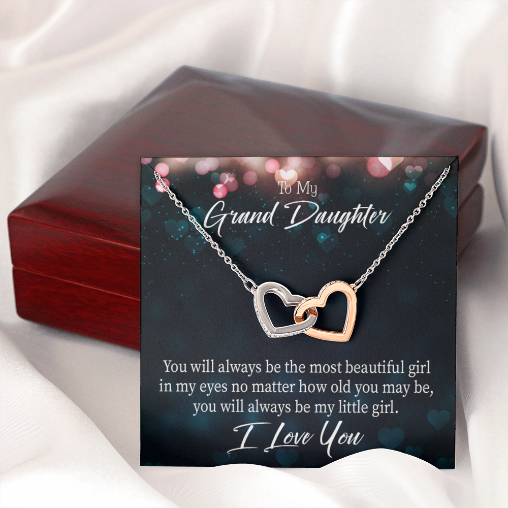 To Granddaughter You will always be Inseparable Necklace-Express Your Love Gifts