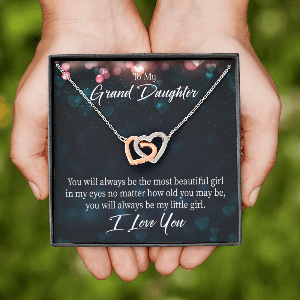 To Granddaughter You will always be Inseparable Necklace-Express Your Love Gifts