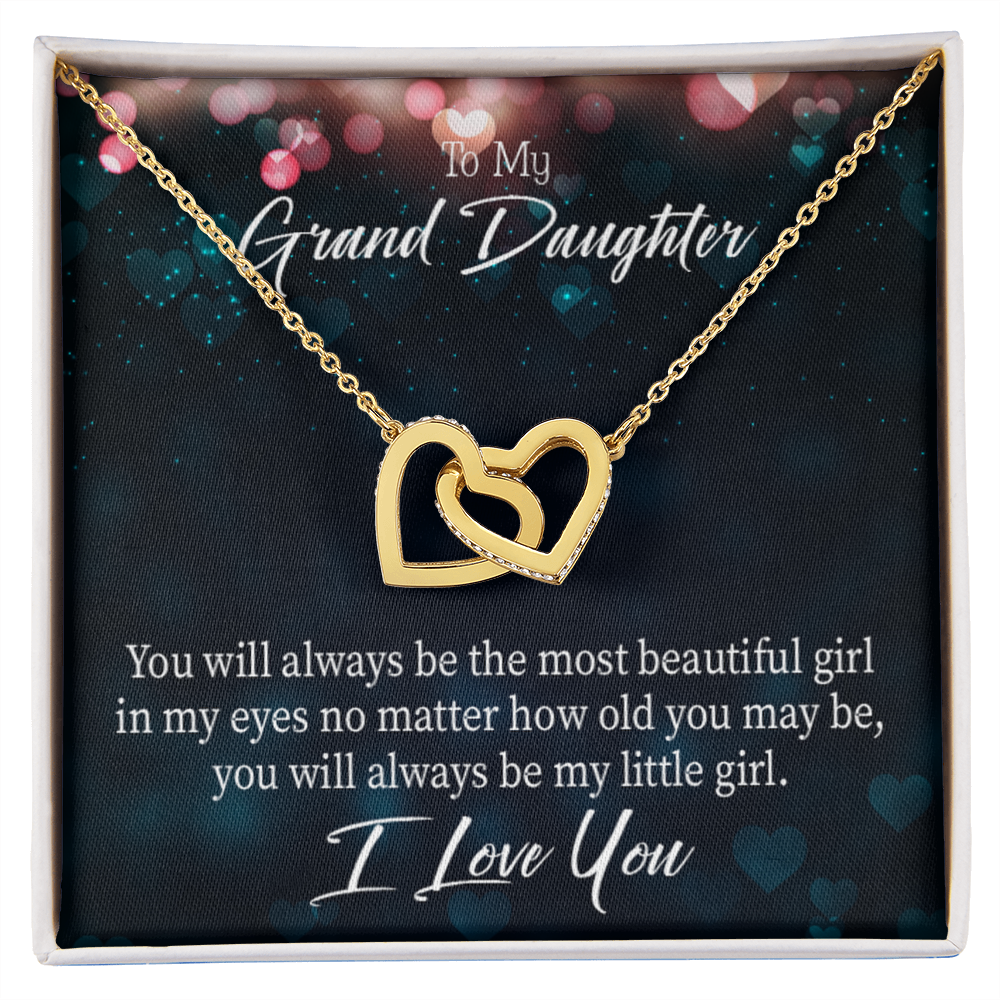 To Granddaughter You will always be Inseparable Necklace-Express Your Love Gifts