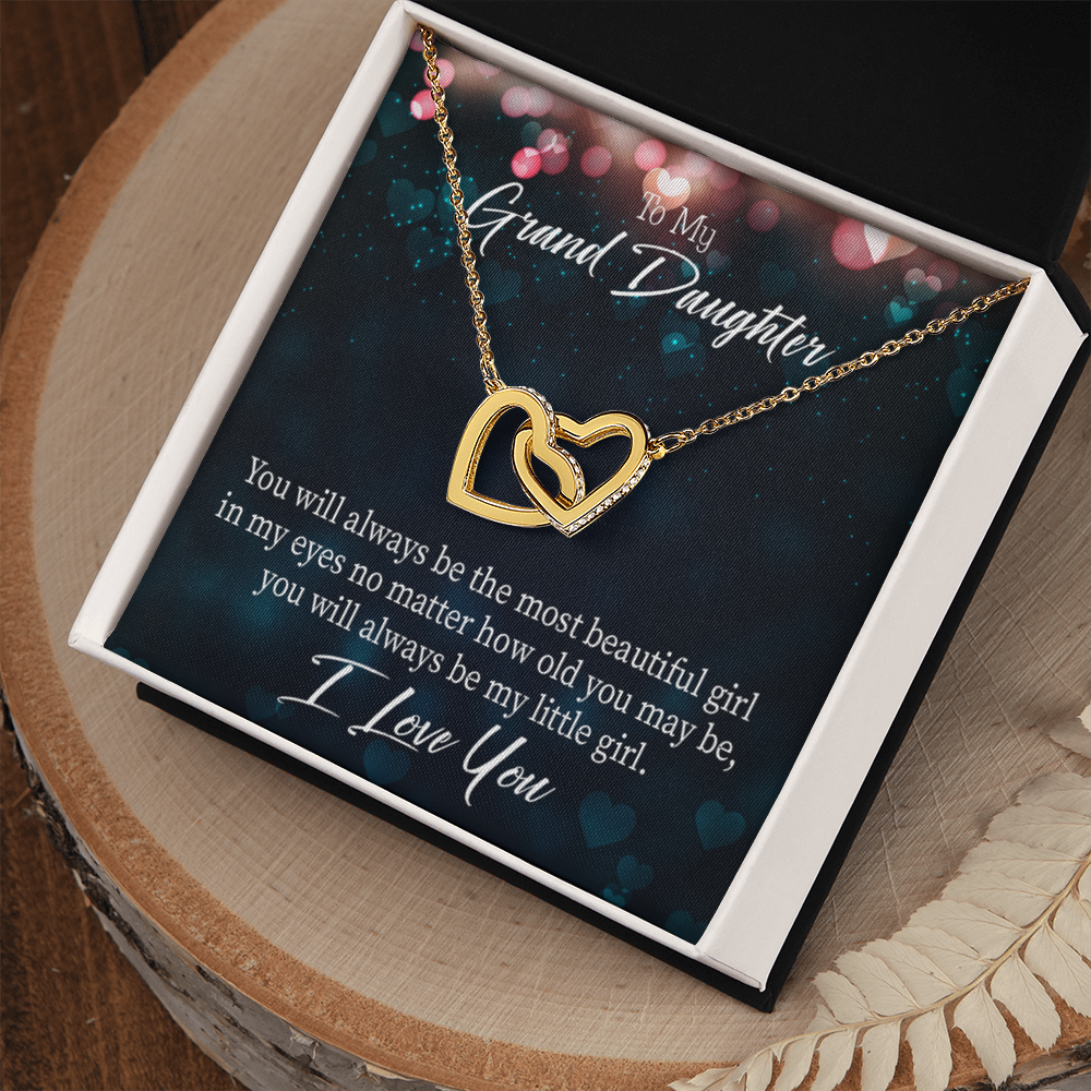 To Granddaughter You will always be Inseparable Necklace-Express Your Love Gifts