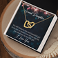 To Granddaughter You will always be Inseparable Necklace-Express Your Love Gifts