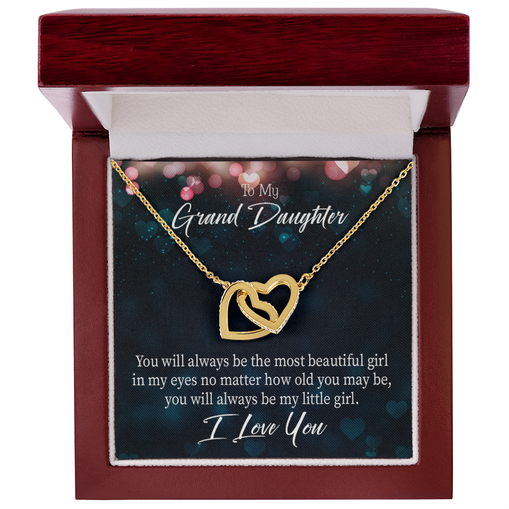 To Granddaughter You will always be Inseparable Necklace-Express Your Love Gifts