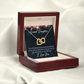 To Granddaughter You will always be Inseparable Necklace-Express Your Love Gifts