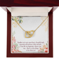 To Mom A Beautiful Smile Inseparable Necklace-Express Your Love Gifts
