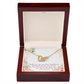 To Mom A Beautiful Smile Inseparable Necklace-Express Your Love Gifts