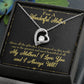 To Mom Above All Gifts Forever Necklace w Message Card-Express Your Love Gifts