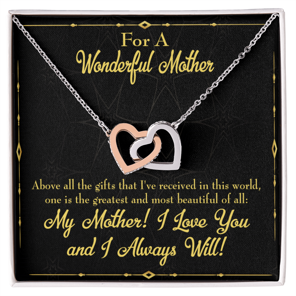 To Mom Above All Gifts Inseparable Necklace-Express Your Love Gifts