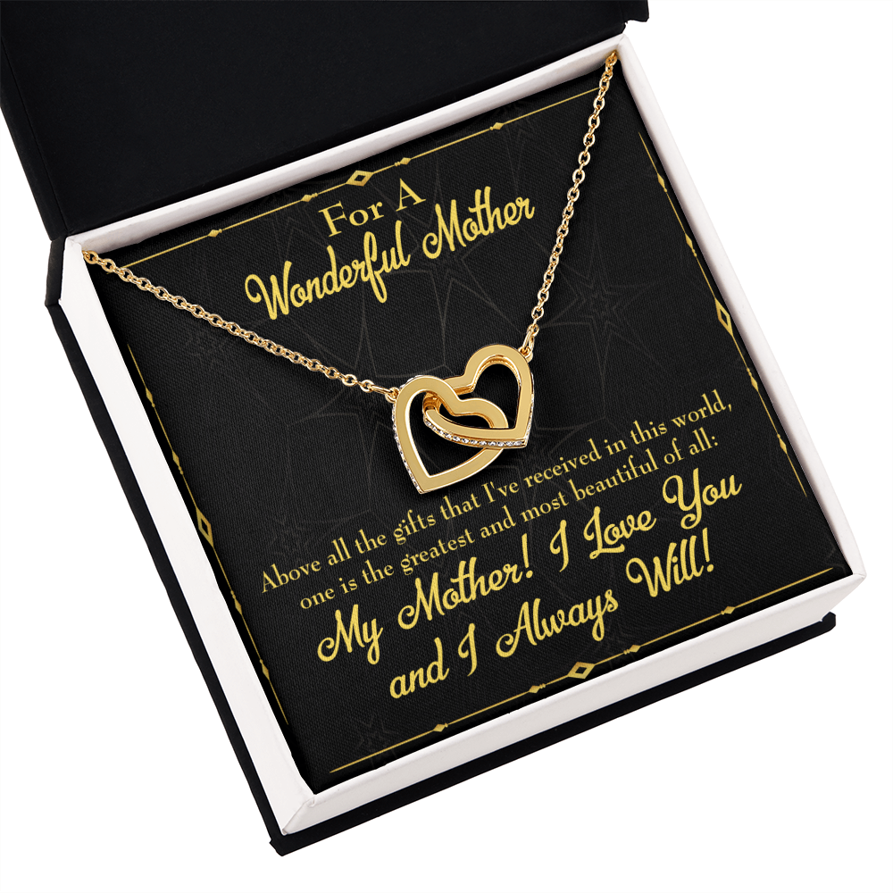 To Mom Above All Gifts Inseparable Necklace-Express Your Love Gifts