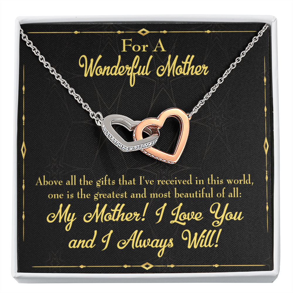 To Mom Above All Gifts Inseparable Necklace-Express Your Love Gifts