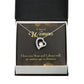 To Mom Age or Distance Forever Necklace w Message Card-Express Your Love Gifts