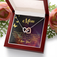 To Mom Always Happy Inseparable Necklace-Express Your Love Gifts