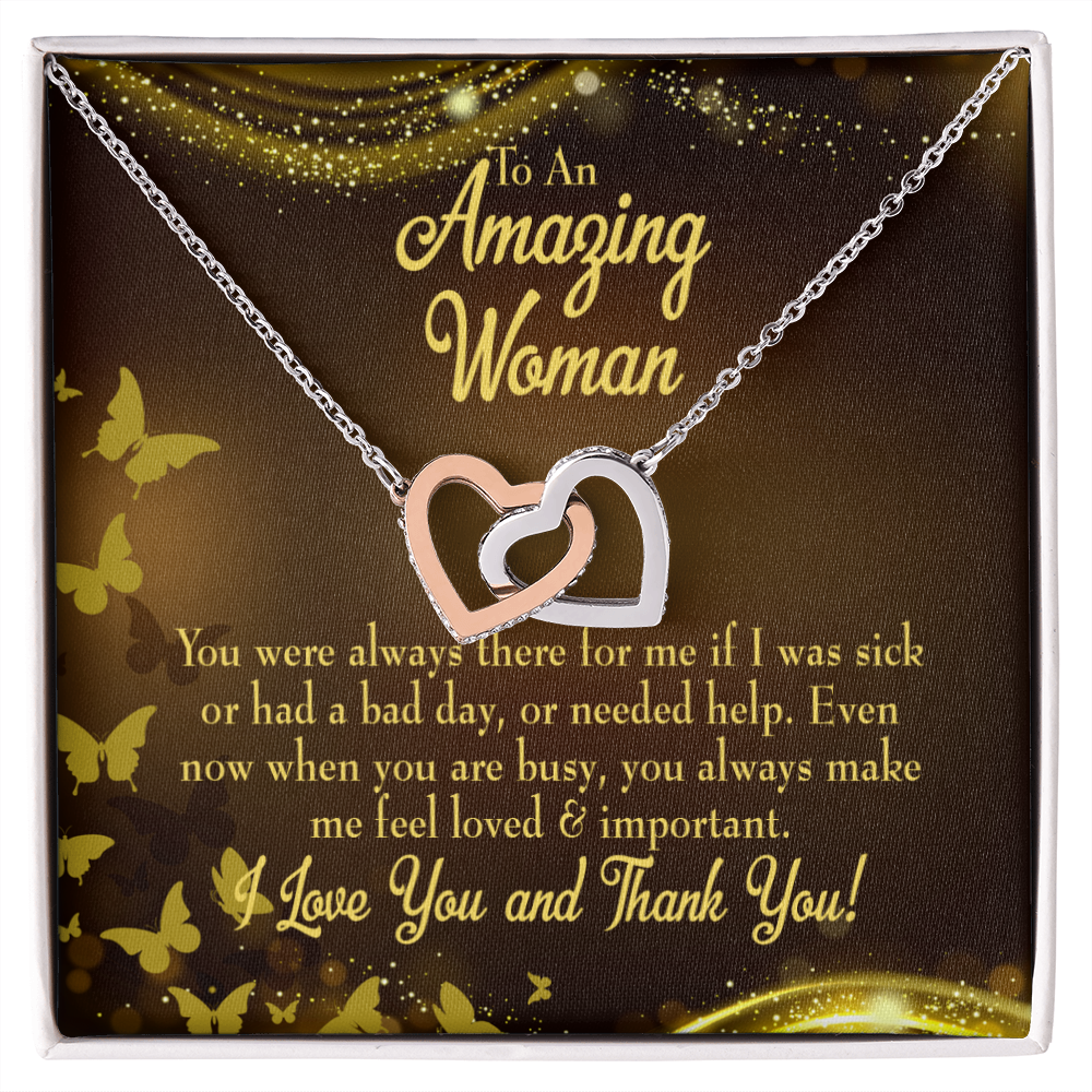 To Mom Always There Inseparable Necklace-Express Your Love Gifts
