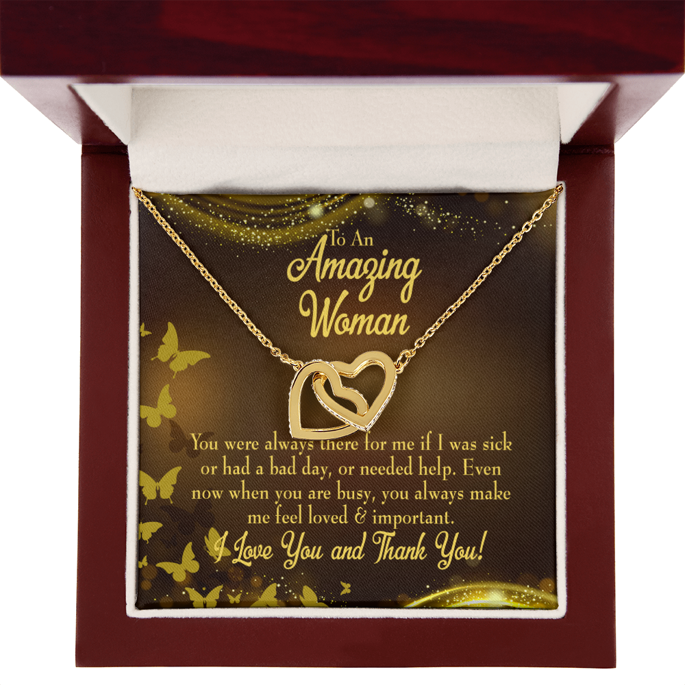 To Mom Always There Inseparable Necklace-Express Your Love Gifts