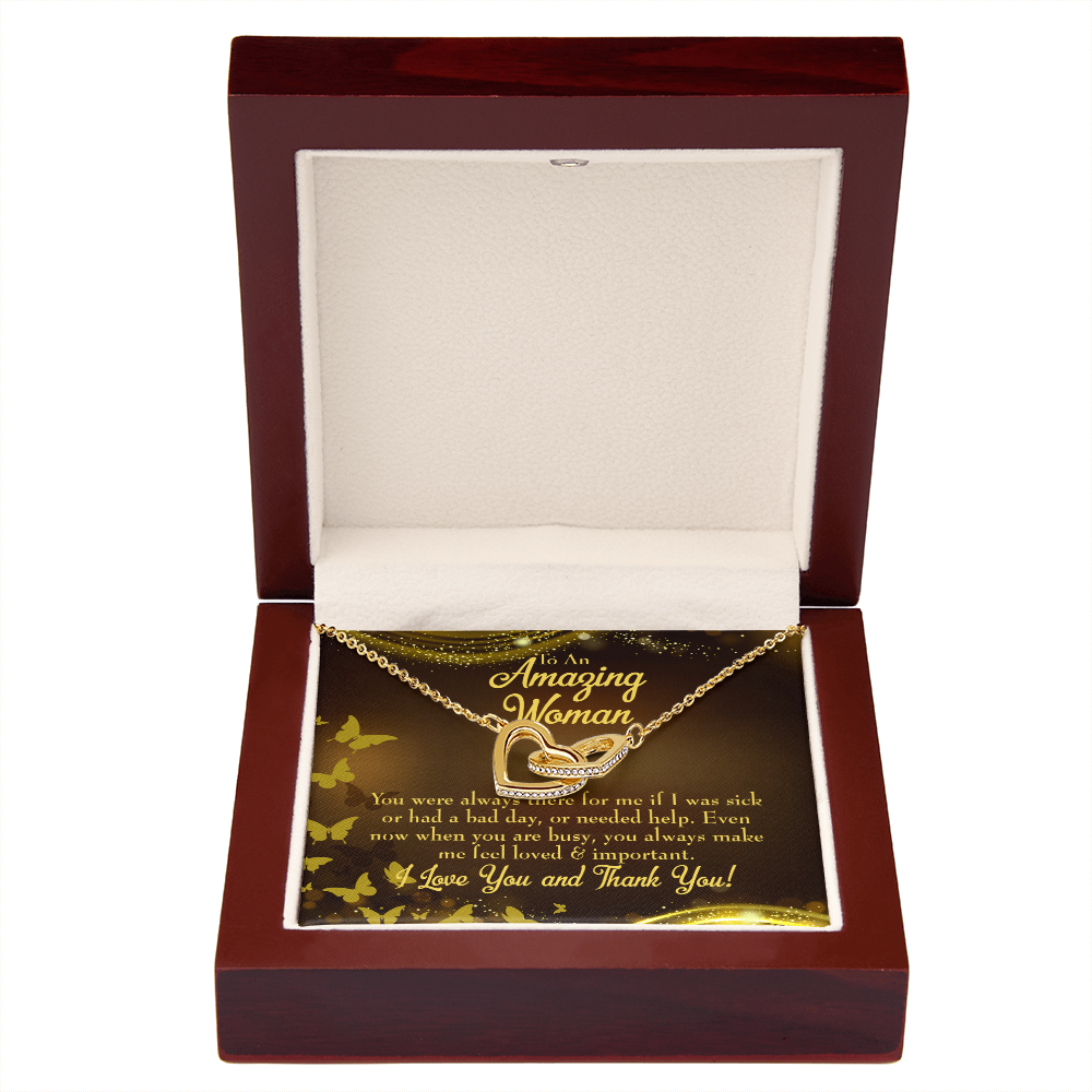 To Mom Always There Inseparable Necklace-Express Your Love Gifts