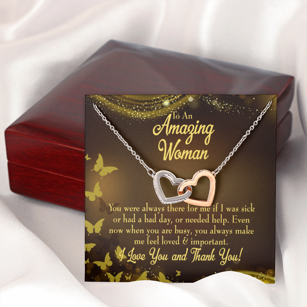 To Mom Always There Inseparable Necklace-Express Your Love Gifts