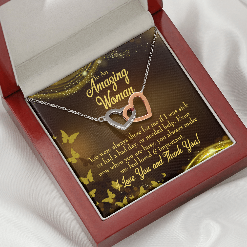 To Mom Always There Inseparable Necklace-Express Your Love Gifts