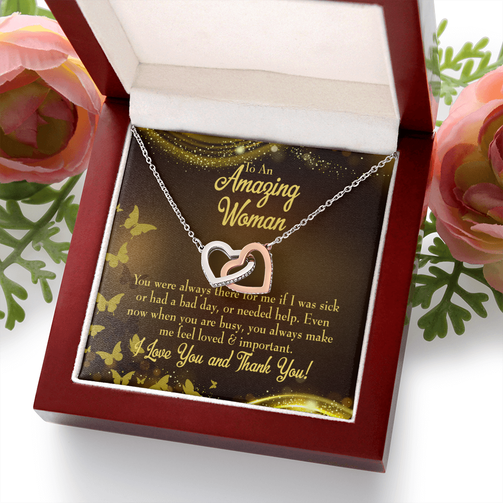 To Mom Always There Inseparable Necklace-Express Your Love Gifts