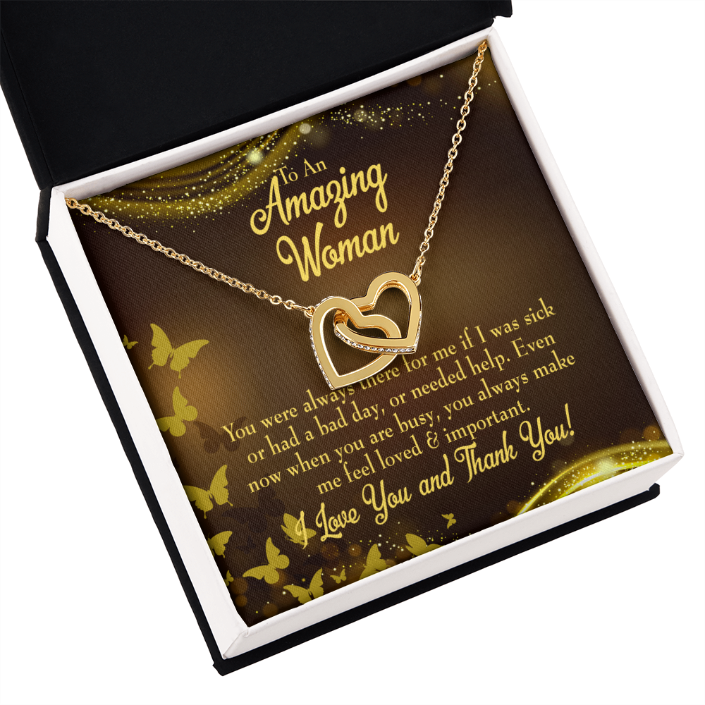 To Mom Always There Inseparable Necklace-Express Your Love Gifts