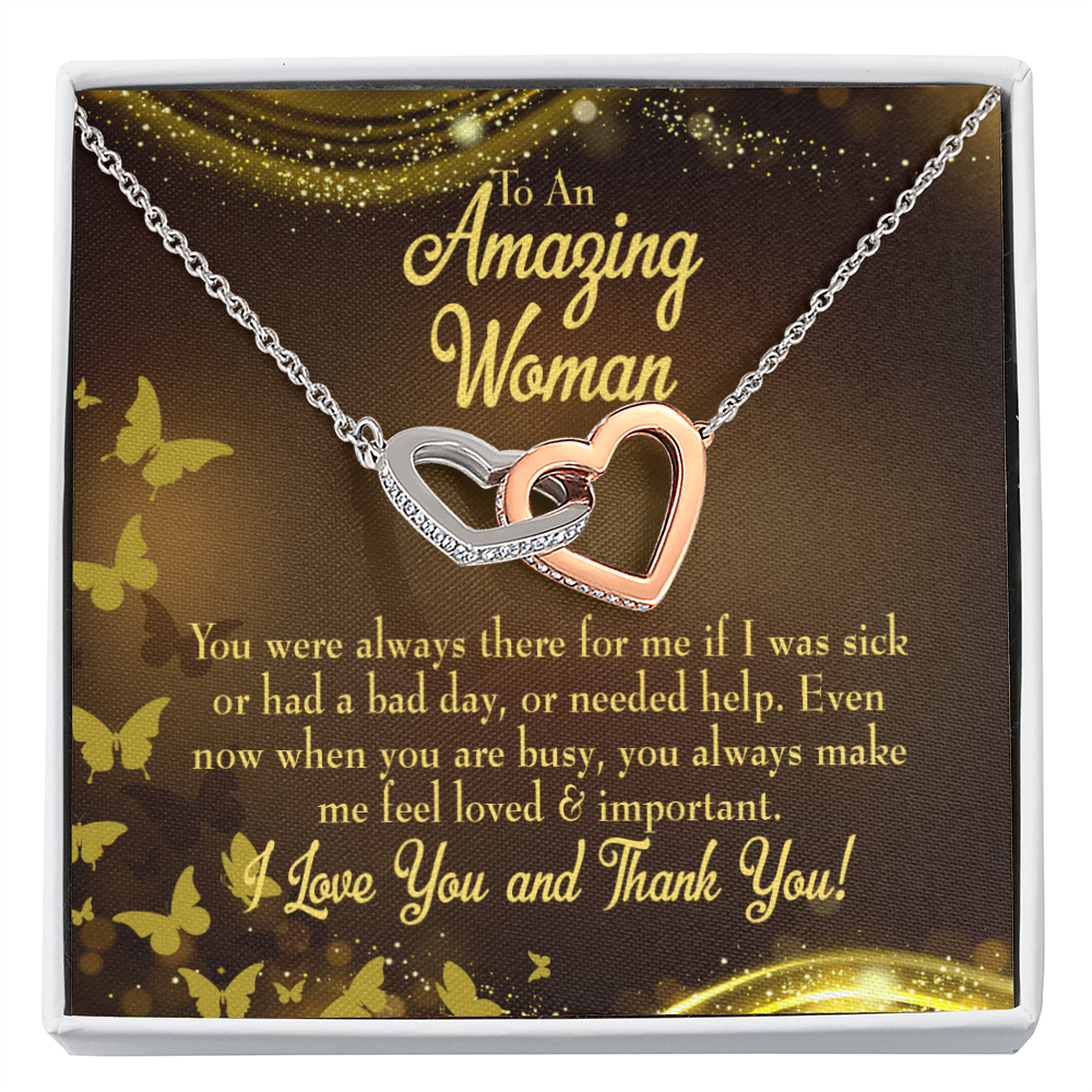 To Mom Always There Inseparable Necklace-Express Your Love Gifts