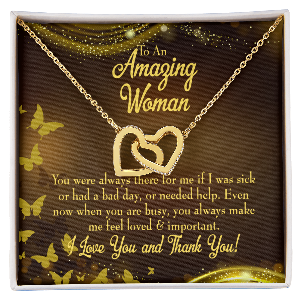 To Mom Always There Inseparable Necklace-Express Your Love Gifts