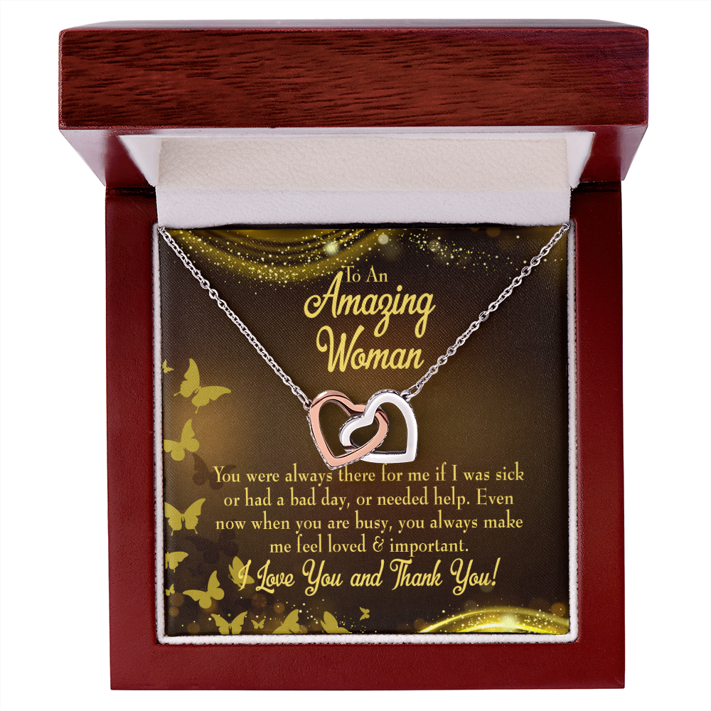 To Mom Always There Inseparable Necklace-Express Your Love Gifts
