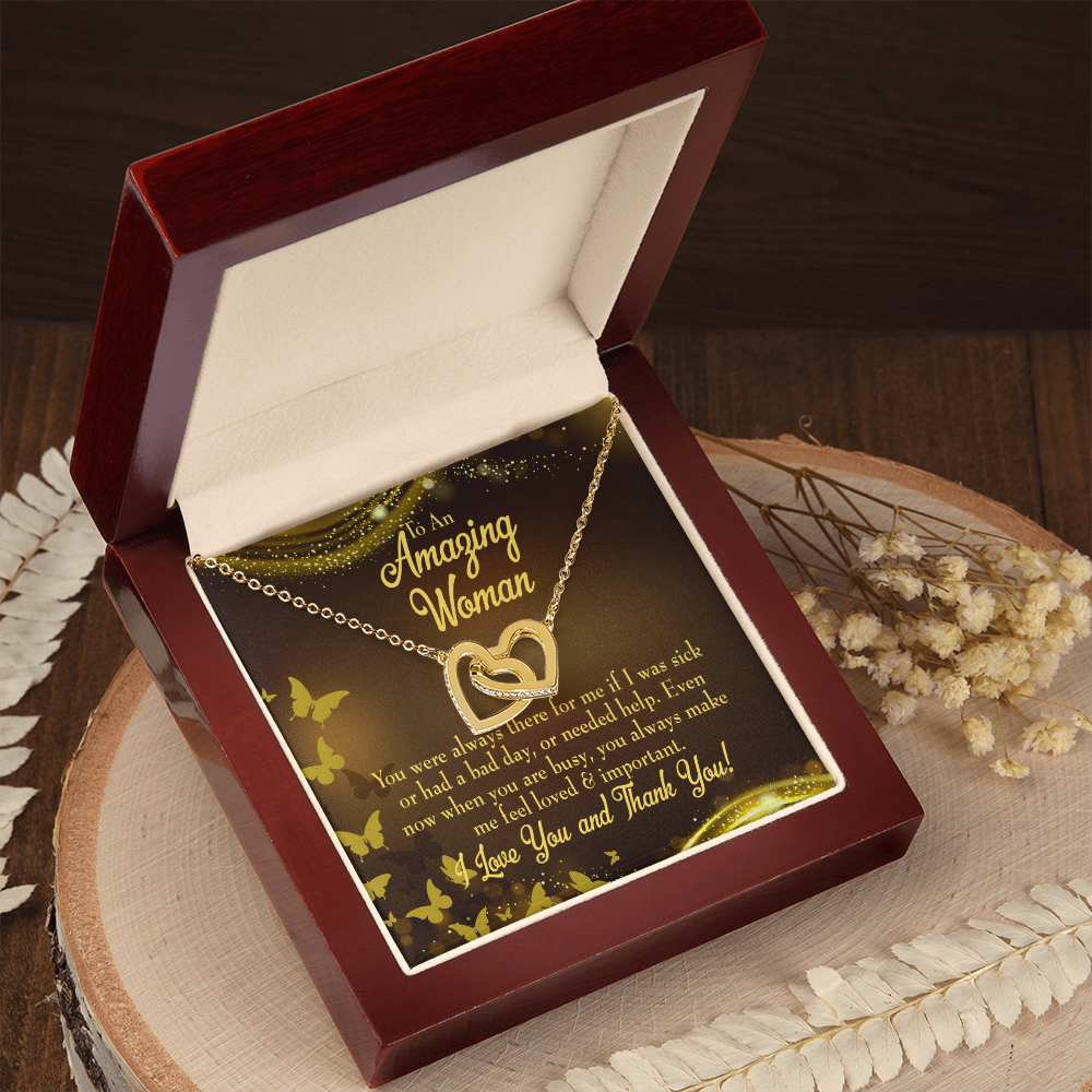 To Mom Always There Inseparable Necklace-Express Your Love Gifts