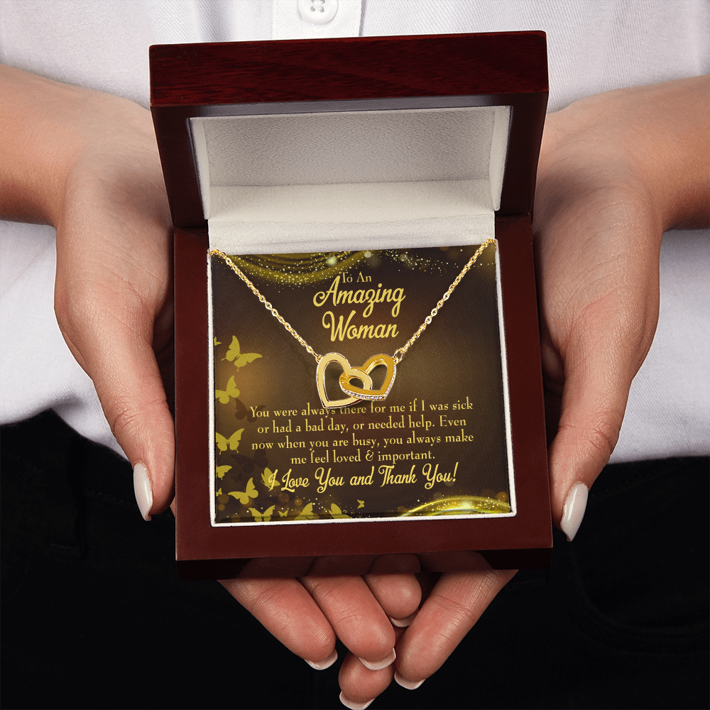 To Mom Always There Inseparable Necklace-Express Your Love Gifts