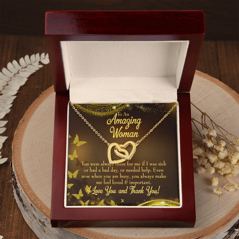 To Mom Always There Inseparable Necklace-Express Your Love Gifts