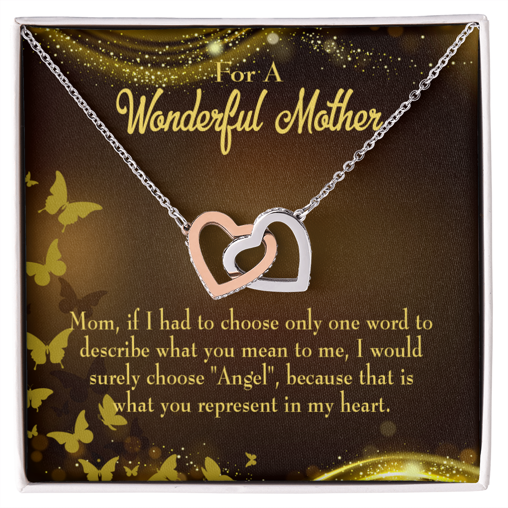 To Mom Angel Inseparable Necklace-Express Your Love Gifts