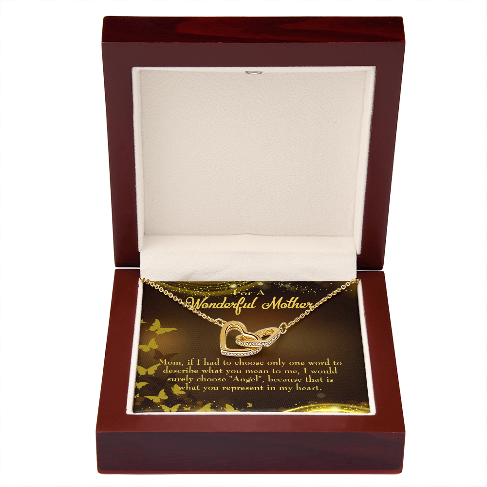 To Mom Angel Inseparable Necklace-Express Your Love Gifts