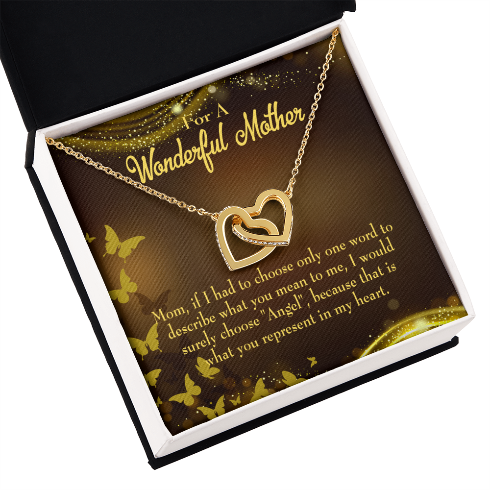 To Mom Angel Inseparable Necklace-Express Your Love Gifts