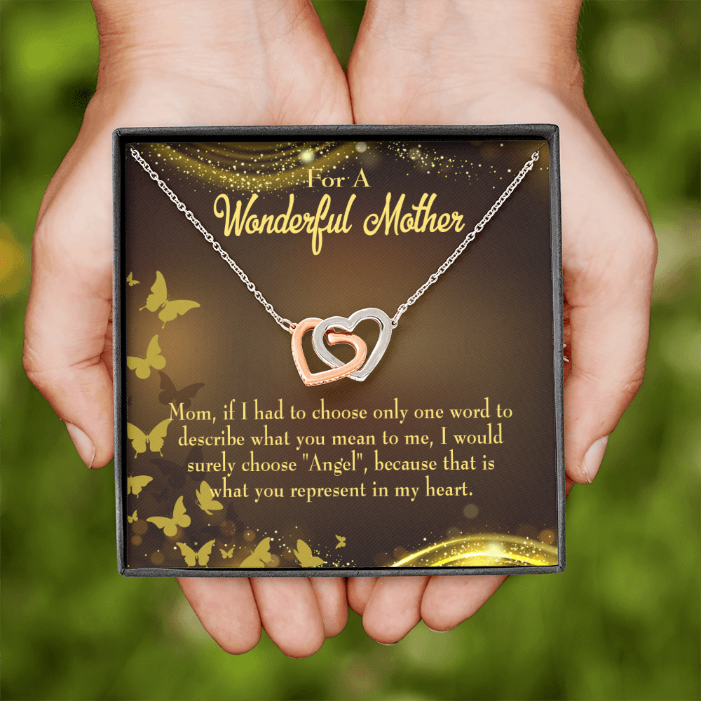 To Mom Angel Inseparable Necklace-Express Your Love Gifts
