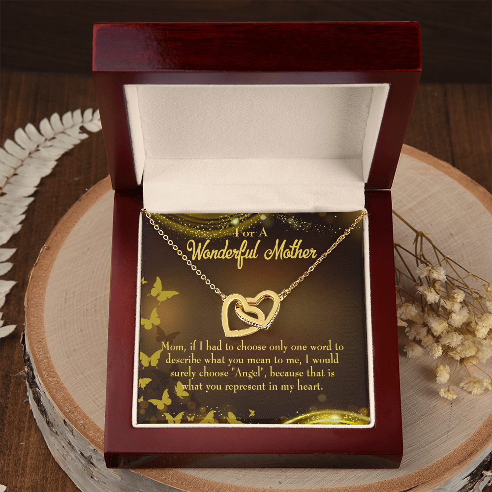 To Mom Angel Inseparable Necklace-Express Your Love Gifts