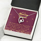 To Mom Angel Mother Forever Necklace w Message Card-Express Your Love Gifts
