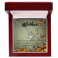 To Mom Another Life Forever Necklace w Message Card-Express Your Love Gifts