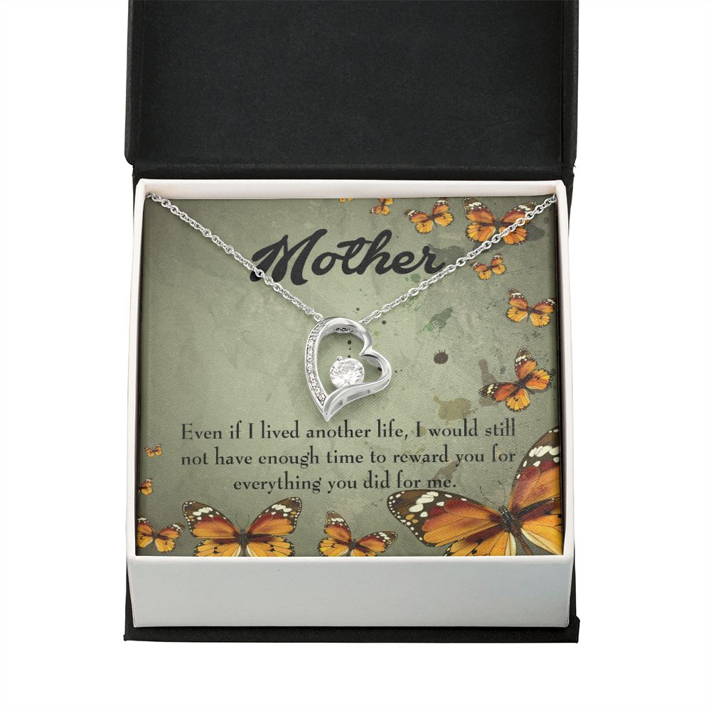 To Mom Another Life Forever Necklace w Message Card-Express Your Love Gifts