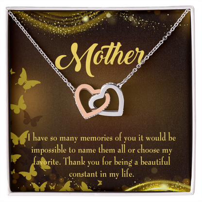 To Mom Beautiful Constant Inseparable Necklace-Express Your Love Gifts