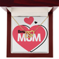 To Mom Best Mum Heart Inseparable Necklace-Express Your Love Gifts