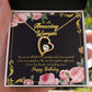 To Mom Birthday Message Awesome Grandma From Daughter Forever Necklace w Message Card-Express Your Love Gifts